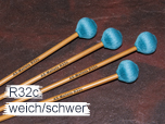 AS-Mallets R32c, schwer und weich